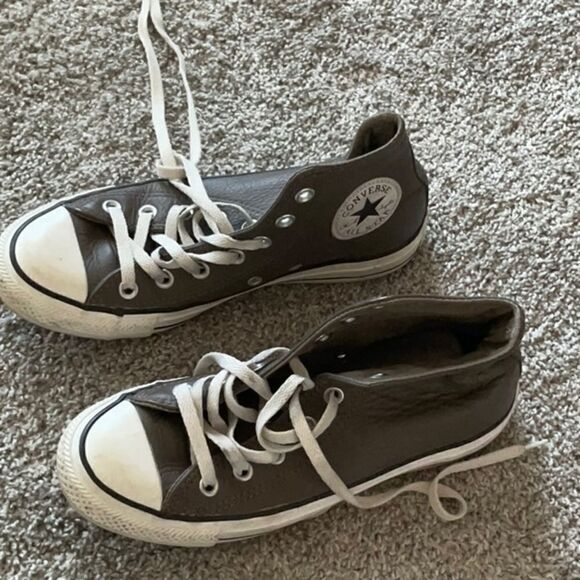 RARE LEATHER CONVERSE Unisex - Picture 1 of 6